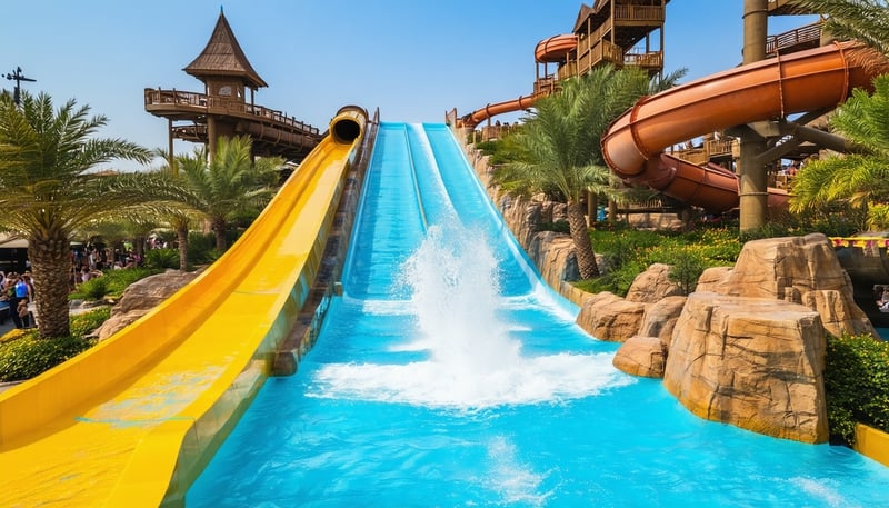 Aquaventure World Dubai waterpark attractions Aquaventure World Dubai waterpark attractions
